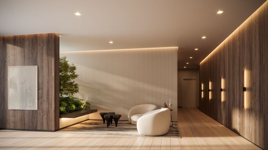 Lobby da torre Hélade