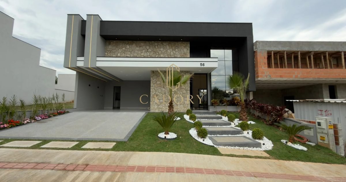 Conforto e Modernidade em Indaiatuba - Casa com Piscina Privativa | Cadory
